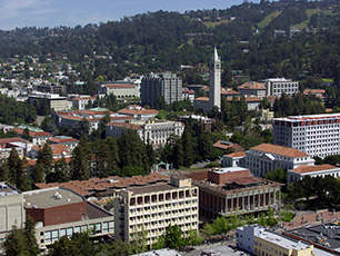 Aerial view of UC Berkeley campus