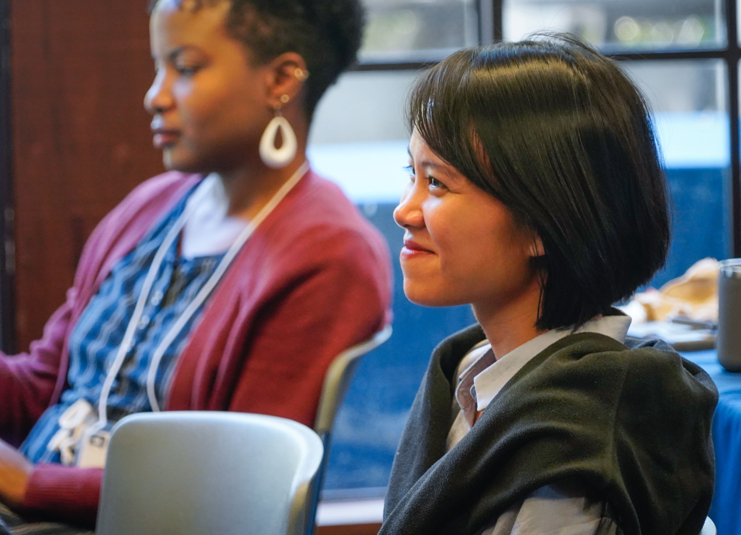 people listen in a workshop