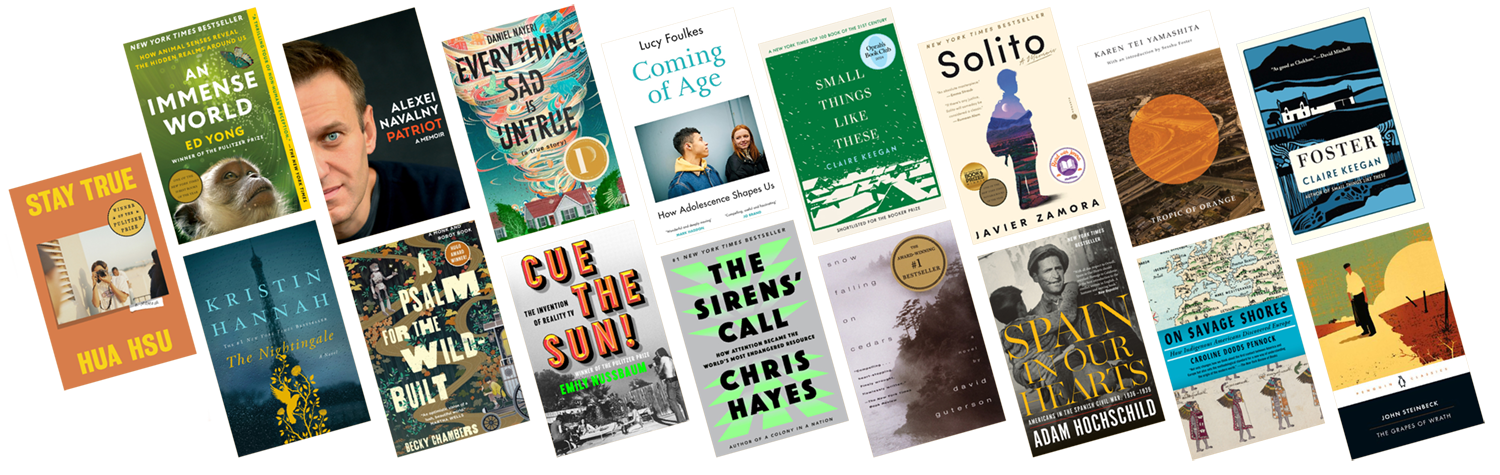 an array of book covers