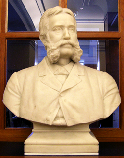 bust of H H Bancroft