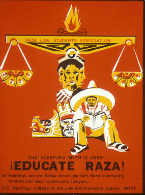 La Raza Law Students Association Poster by Oscara Melara