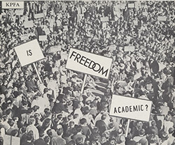 Photo of Free Speech Movement record cover