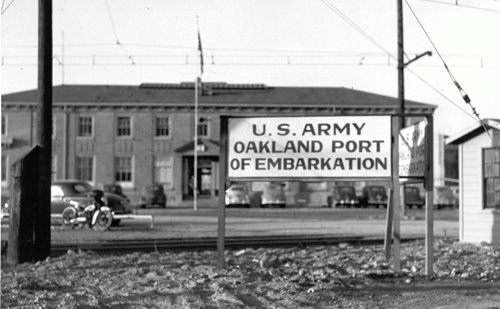 Oakland Port of Embarkation, ca. 1943.