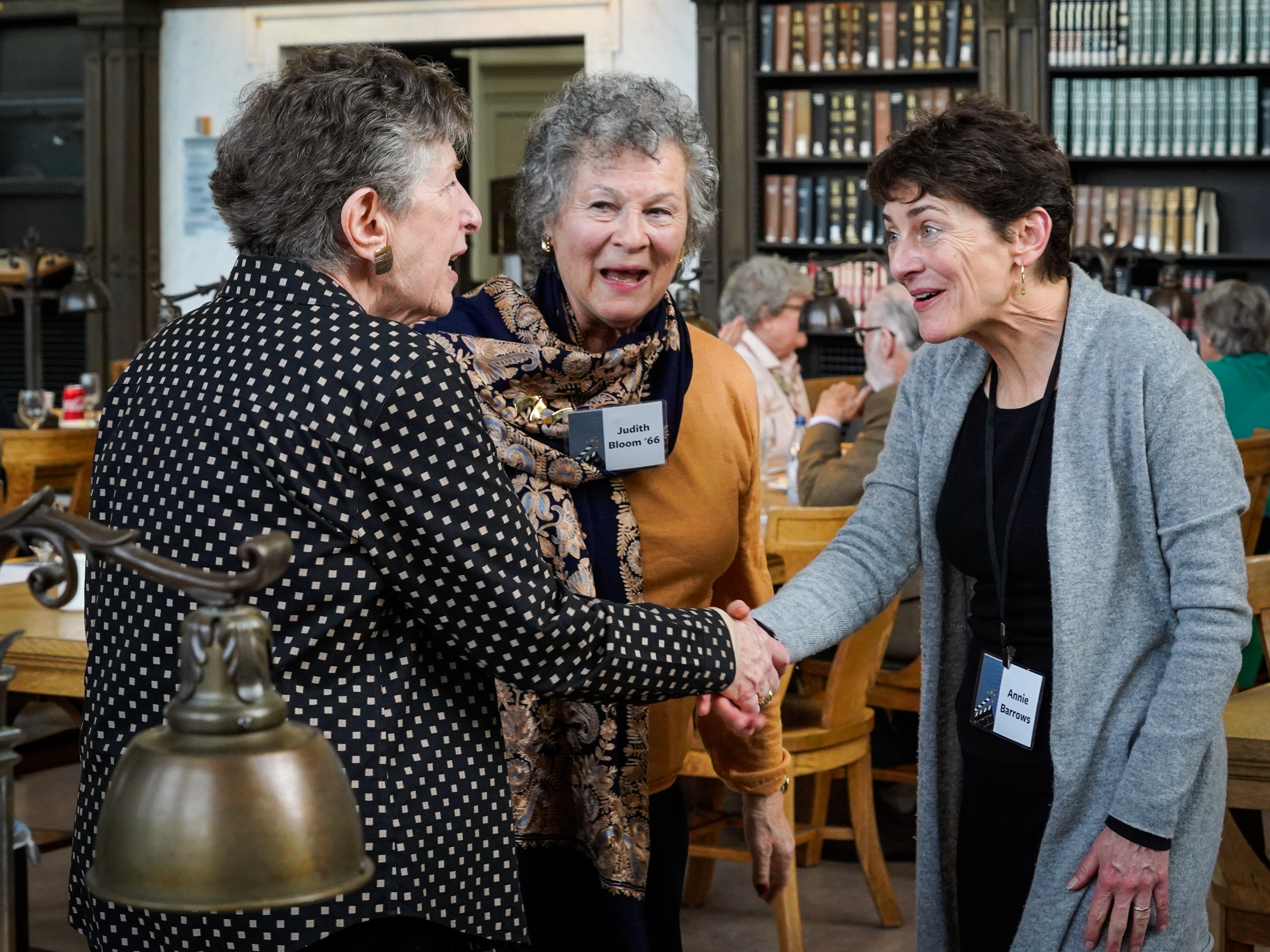 Luncheon guests meet author Annie Barrows