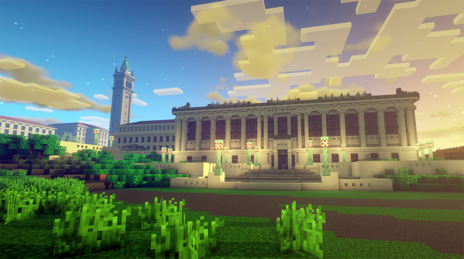 Doe Library in Minecraft 
