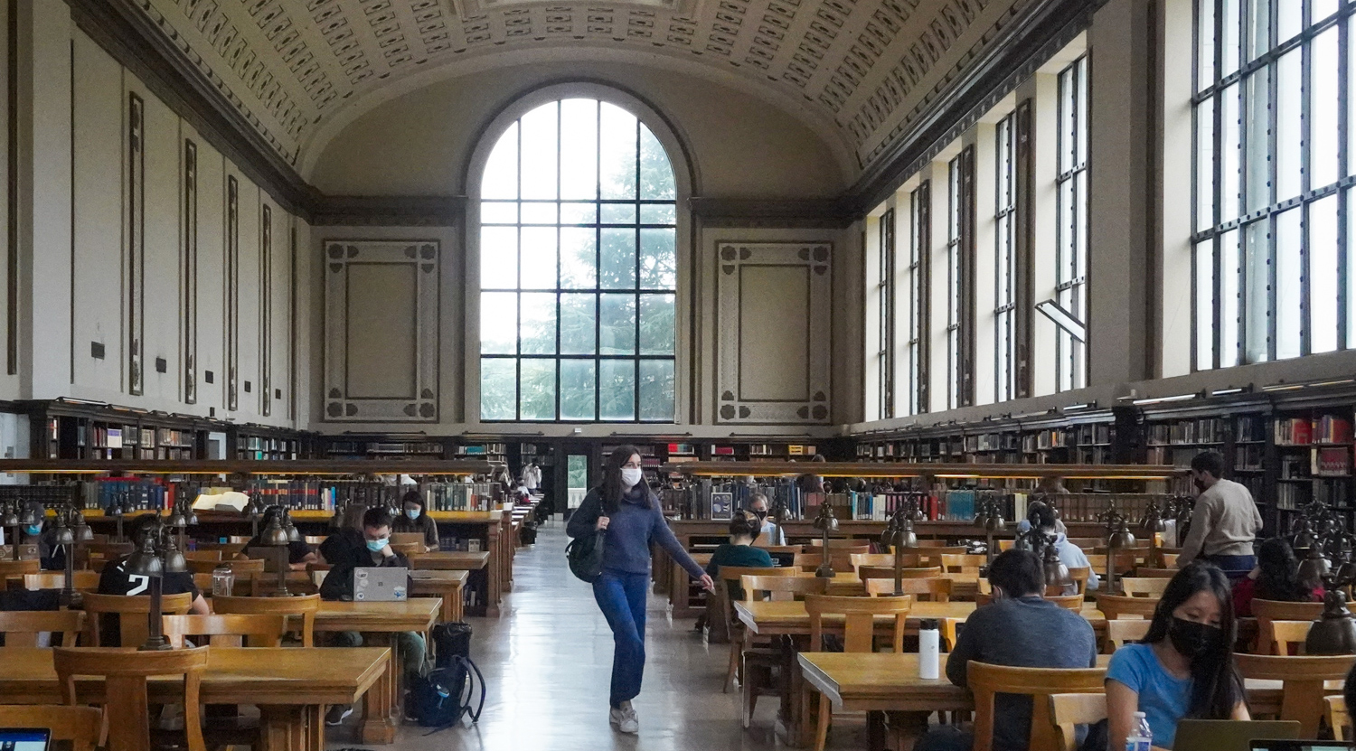Doe Library's North Reading Room