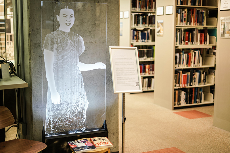 exhibit in library