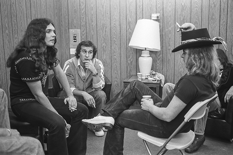 Lynyrd Skynyrd meets their manager