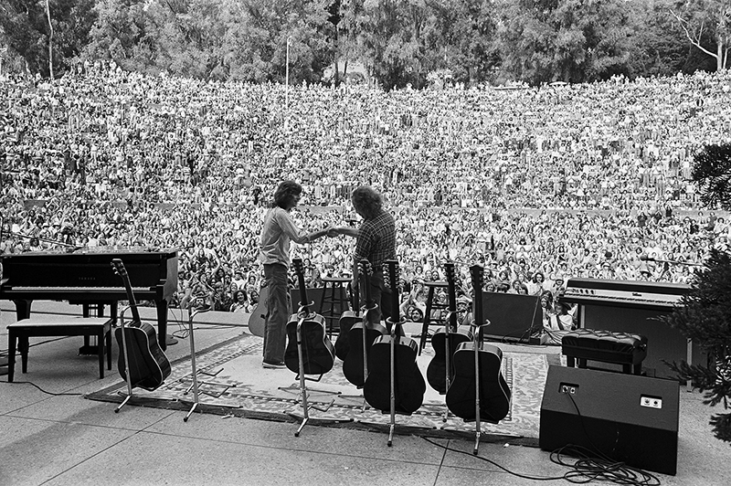 Crosby and Nash, Berkeley Greek Theater, in 1975