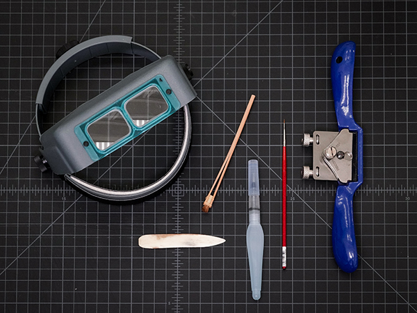 Tools from the Preservation Department's Conservation Treatment Division.