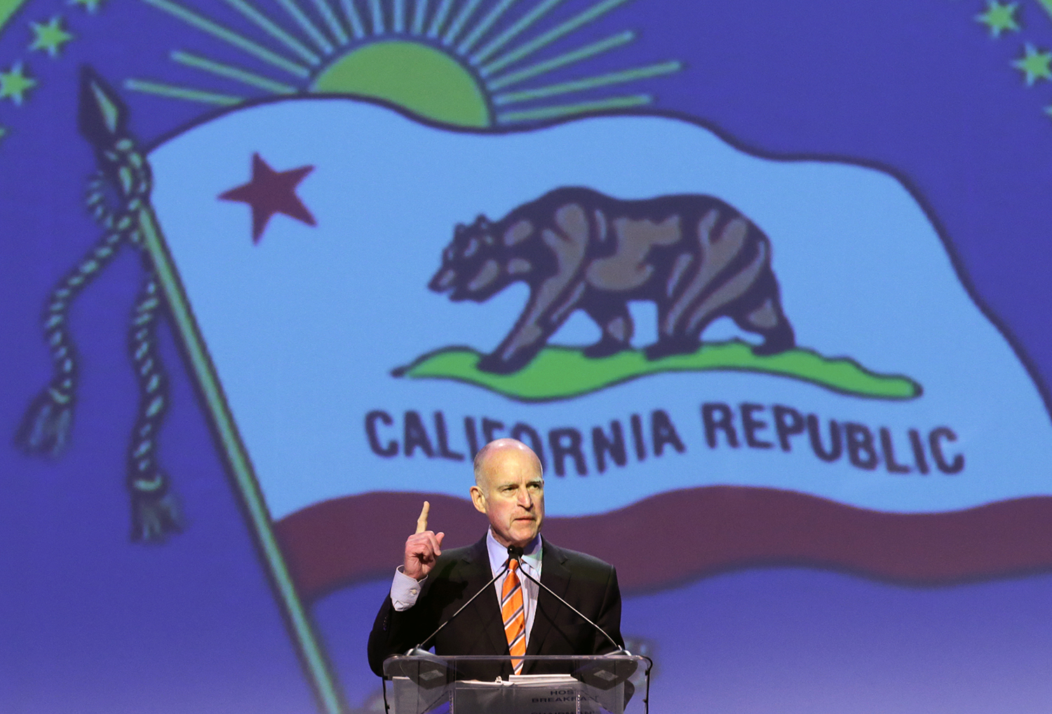 Governor speaking in 2013