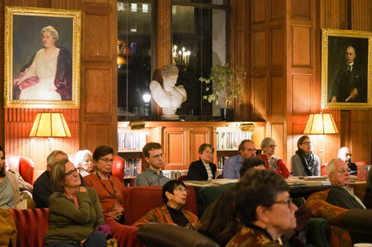 Audience in Morrison Library